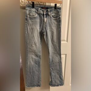 Vigoss Light Blue Washed Jeans - 7/8